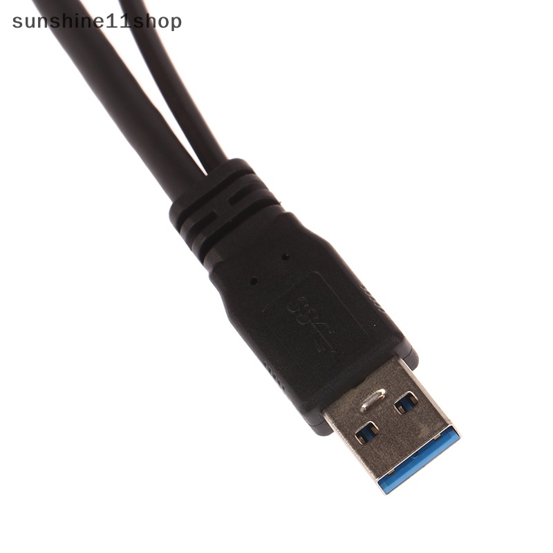 Sho Kabel Listrik Spliter Y Yang Inovatif Dan Praktis Cord Extension USB 3.0 A 1pria Ke2Wanita Data Hub Power Adapter N