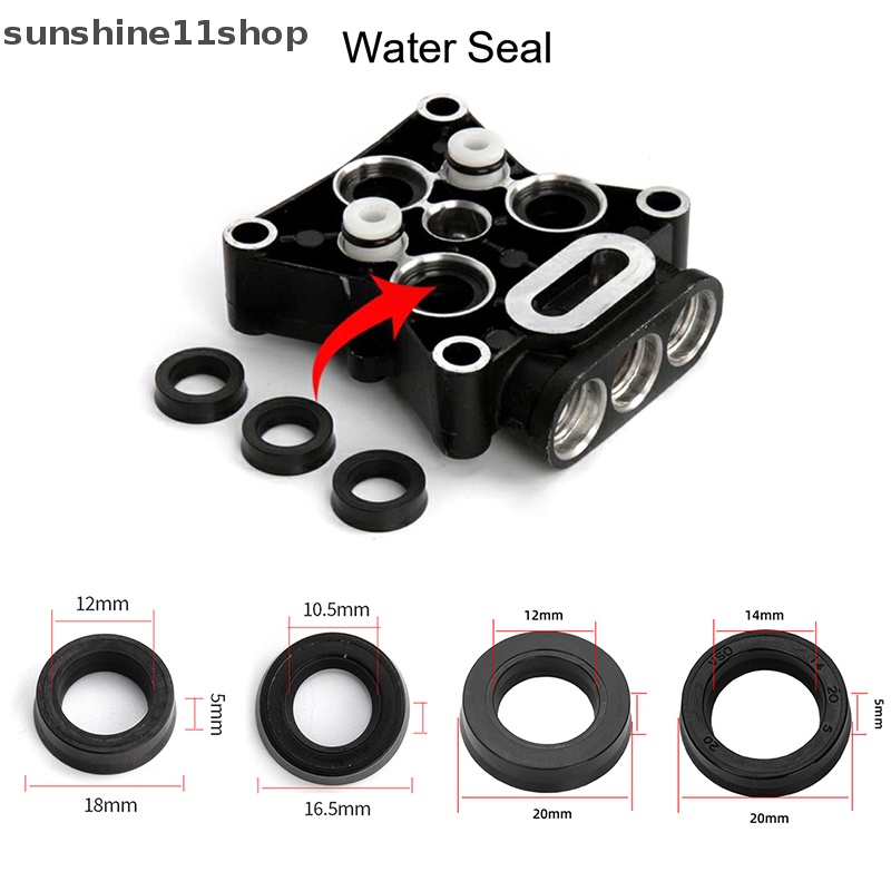 Sho 1pc Karet Oil Seal Seal Air Untuk Aksesoris Mesin Cuci Mobil N