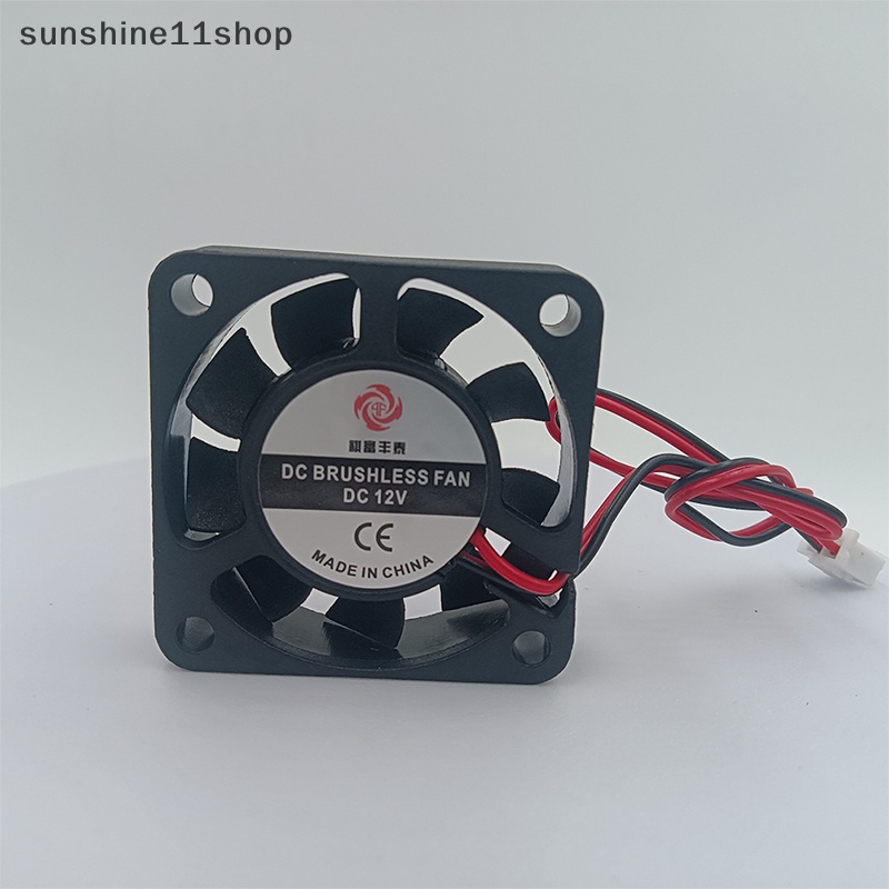 Sho 40mm*40mm*10mm 5V 12V Mini Laptop DC Brushless Cooling Fan 2PIN PC Komputer Case Pendingin N