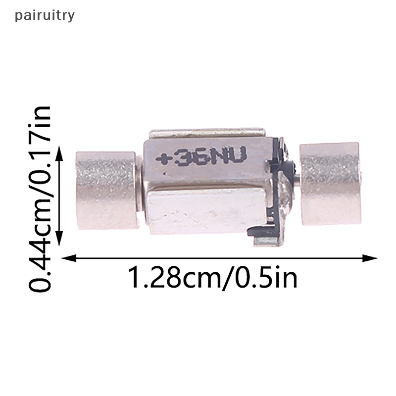 Prt 1Pc DC 1.5V-3V Dual Head Mini Vibrag Motor Listrik Mungil 4mm Precise Rotor PRT