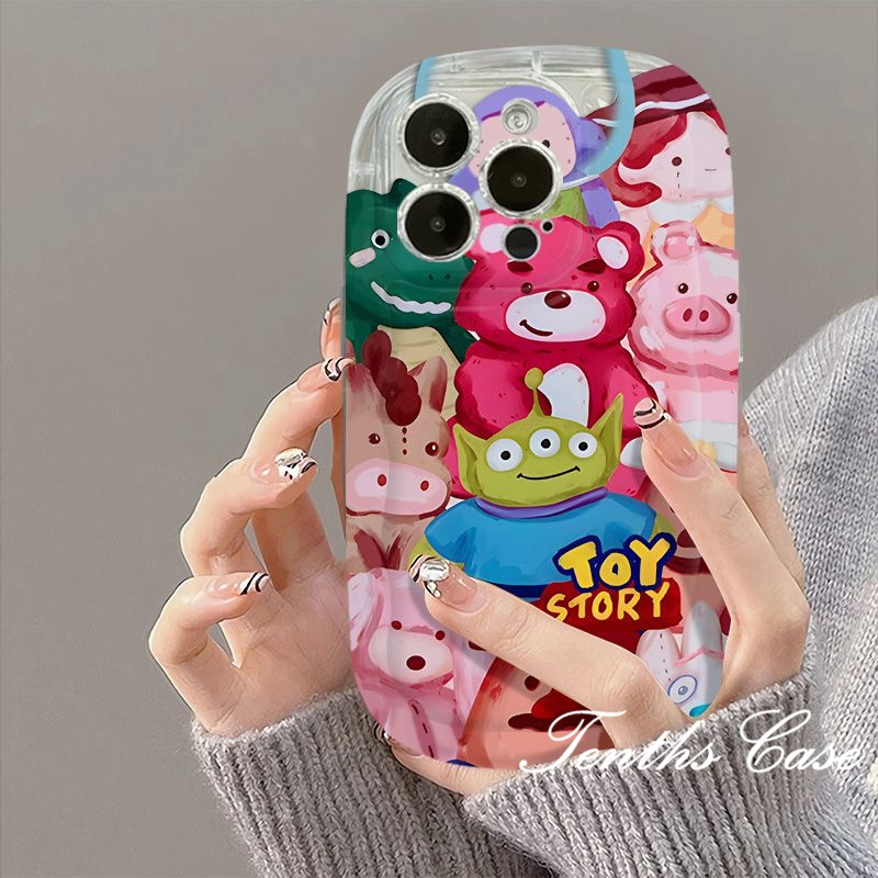 Samsung A14 A54 A34 A04 A04s A13 A23 A53 A03 A03s A02s A52 A72 A32 A22 A12 A71 A51 A50 A50s A30s A11Soap Cover Cute Aliens Phone Case