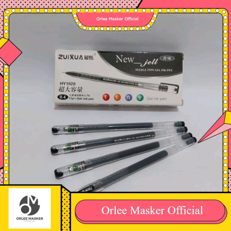 PULPEN NEW GEL ZUIXUA/ merk orlee 1 pak (isi 12pcs)