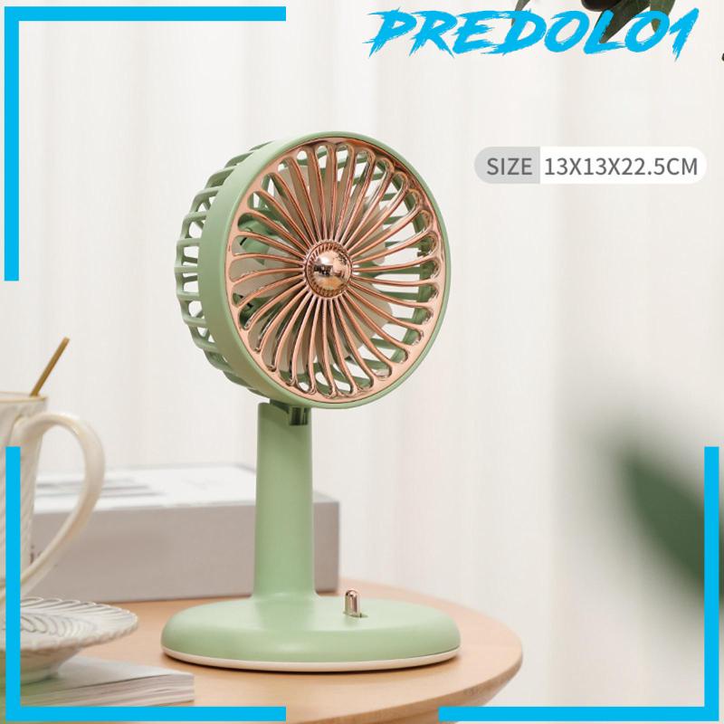 [Predolo1] Kipas Angin Meja Adjustable Angle Vintage Personal Powered Fan Untuk Kantor Indoor Pria