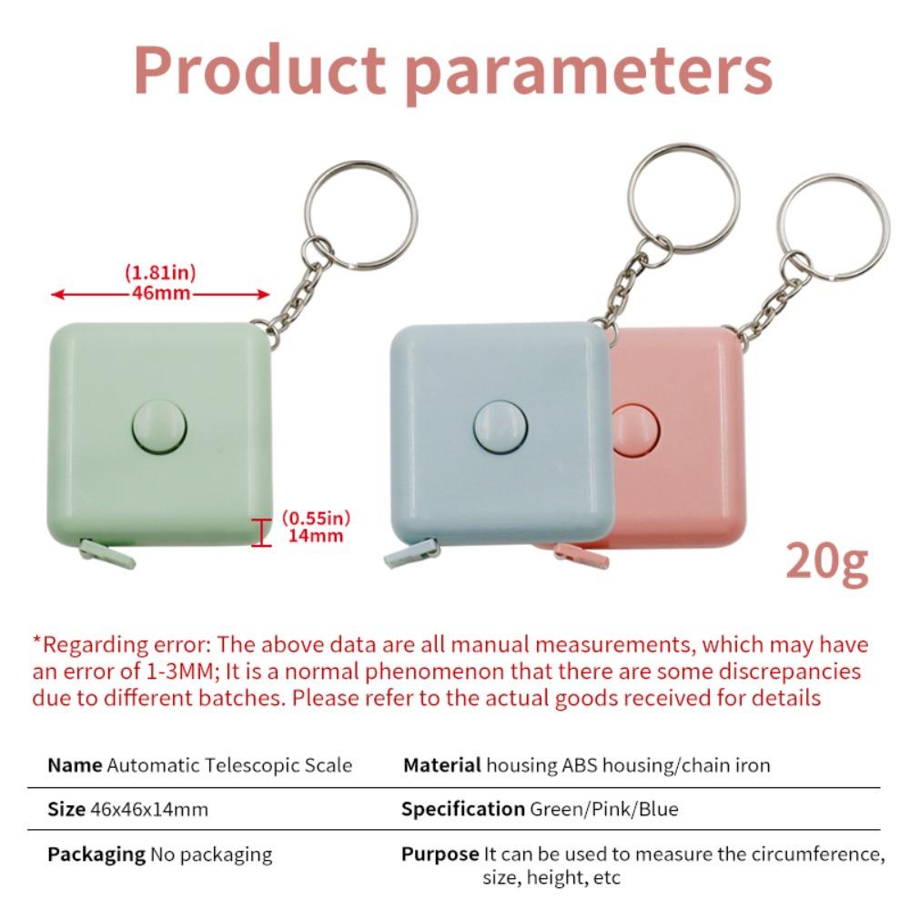 【 ELEGANT 】 Tape Measure Square 1.5M /60 Inch Alat Ukur Meteran Badan Metrik Penggaris