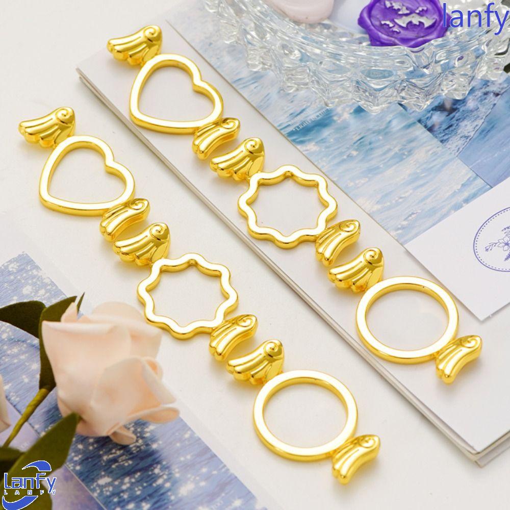 Lanfy Api Lak Memperbaiki Indah Retro DIY Kerajinan Alat Amplop Engagement Handcraft Aksesoris Tangan Akun Lilin Sealing Shaper