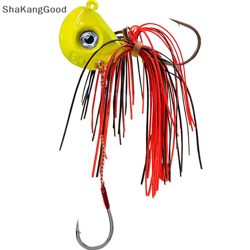 Skid fishing hook Deep sea fishhook 40g-100g Kepala Perahu Pancing head hook SKK