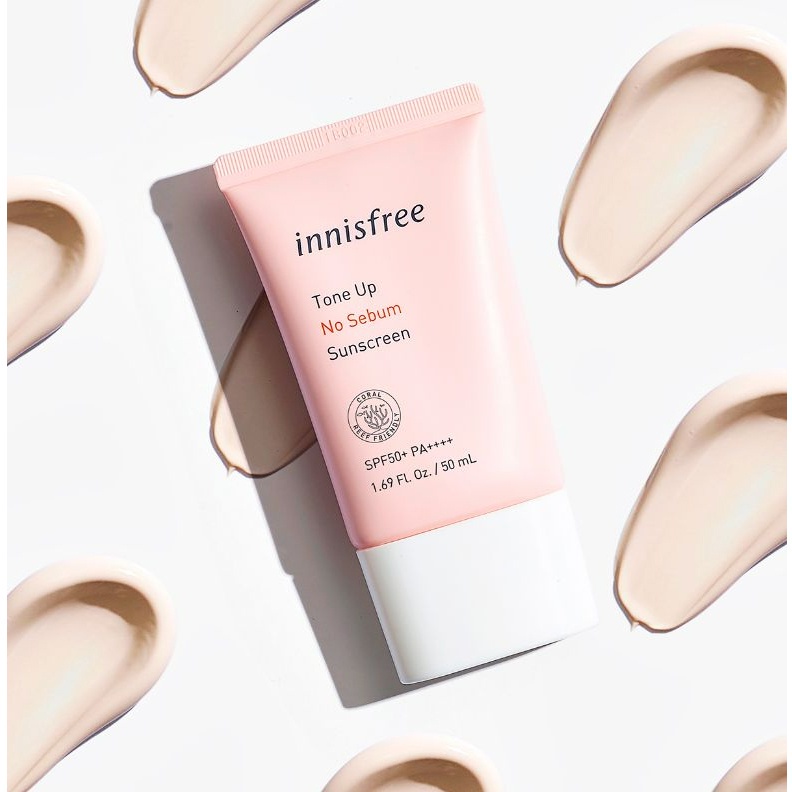 Innisfree Intensive Triple Shield Sunscreen / Innisfree Tone Up No Sebum Sunscreen Skincare Sunblock Cream SPF50+ PA++++ 50ml