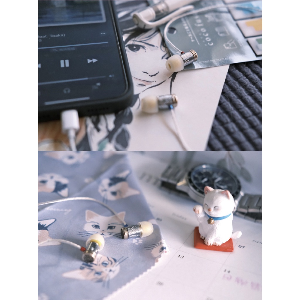 Tangzu Princess Changle Hifi In Ear 6mm Micro Dynamic Earphone Monitor Audio Musik Audiophile Earbud