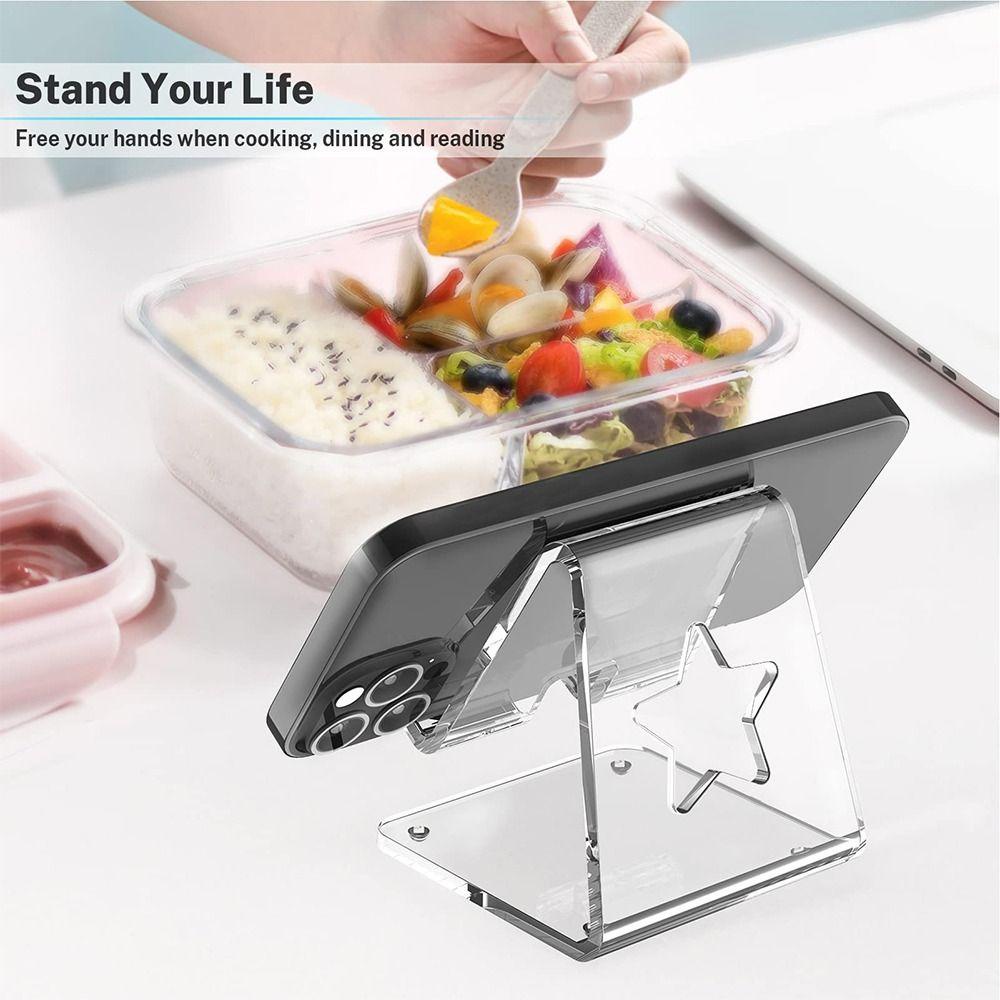 Populer Stand Hp Akrilik Jaringan Remote Universal Mengajar Stand Handphone Non Slip