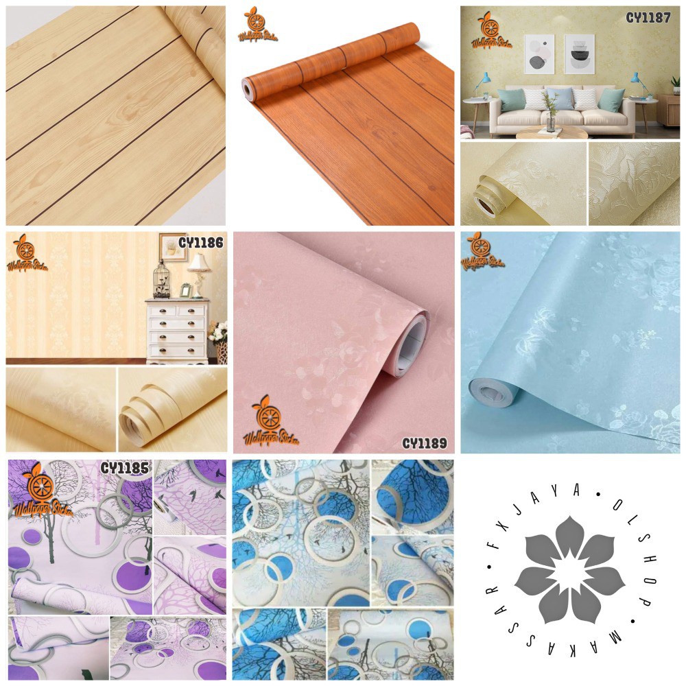 Wallpaper Sticker ORANGE CY 1180-1189