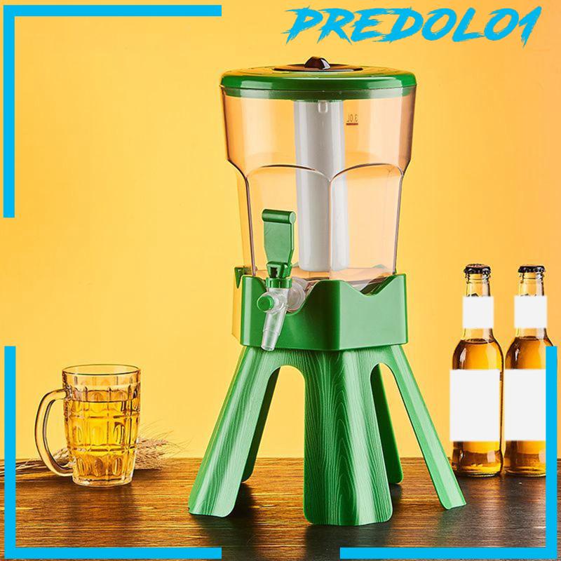 [Predolo1] Dispenser Minuman Dengan Stand Dan Tutup Pitcher Air Dingin 3L Untuk BBQ Pernikahan