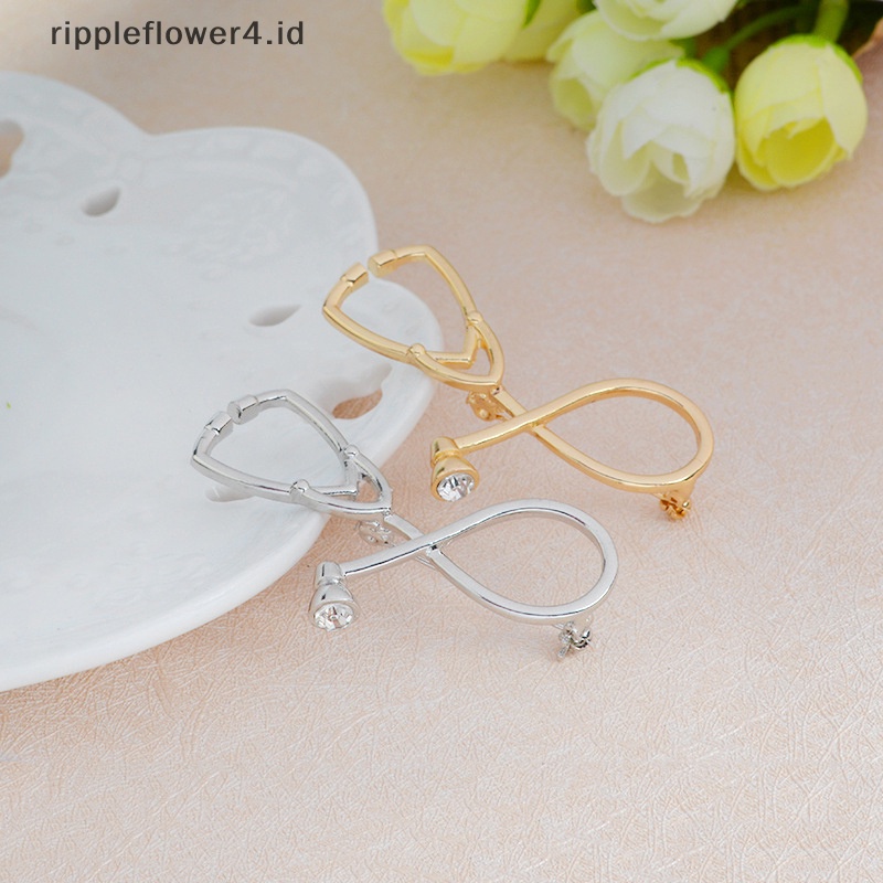 {rippleflower4.id} Fashion Kreatif Bros Dokter Logam Kerah Pin Ransel Pakaian Tas Sepatu Lencana Perhiasan Hadiah Aksesoris~