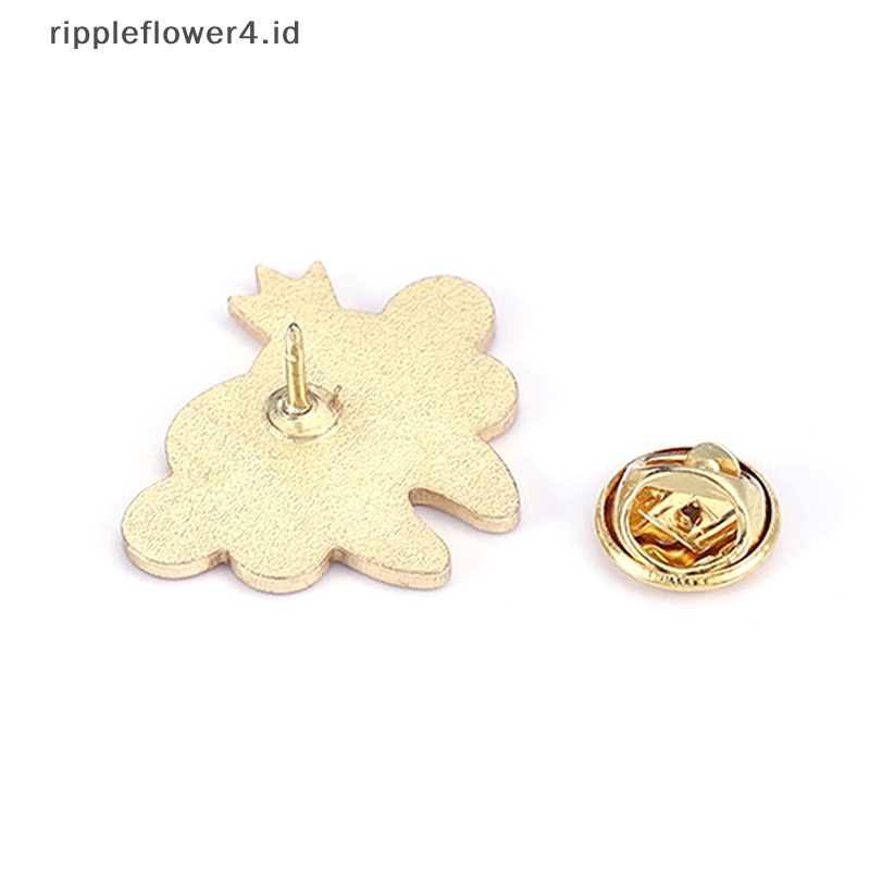 {rippleflower4.id} Pin Enamel Kesehatan Mulut Peri Gigi Bros Lucu Kartun Kerah Lencana Pin Trendi Ransel Lapel Perhiasan Hadiah~