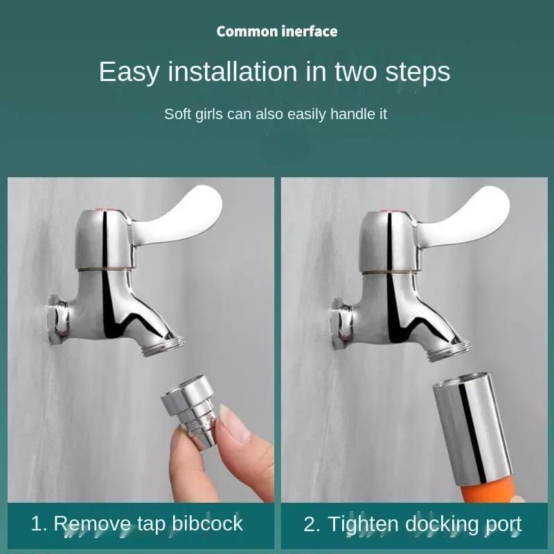 Selang Elastis Fleksibel Ekstensi Kran Air 360° Bisa Tekuk Sambungan Keran Putar Universal Pipa Kran Air Flexible