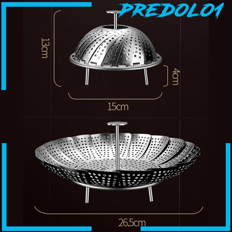 [Predolo1] Keranjang Steamer Sayur Sayuran Veggie Non Gores Collapsible Lotus Steamer Basket