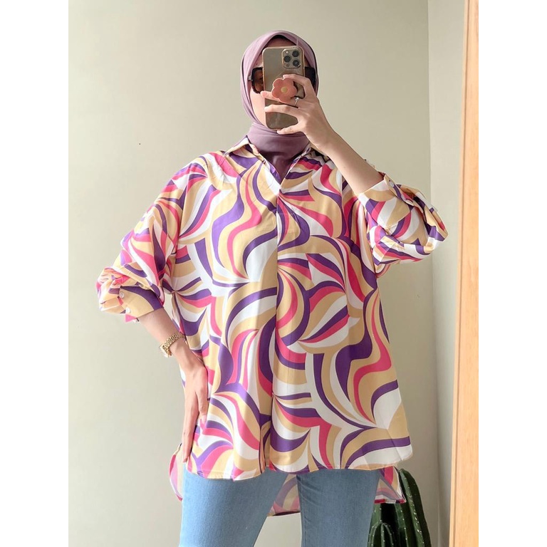 Blouse Wanita Naqia Oversize - 2301.01.029