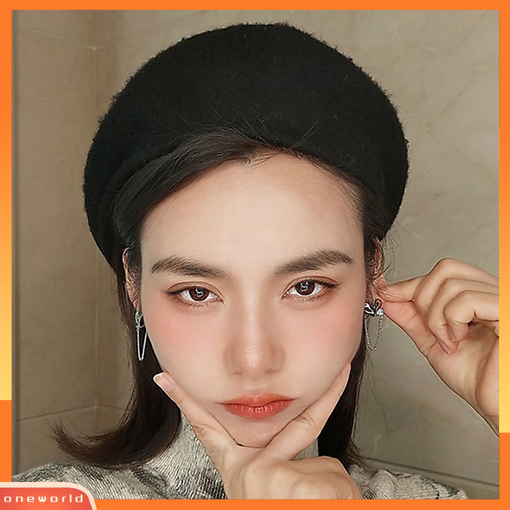 [WOD] 1pc Wanita Anting Bentuk Hati Berkilau Punk Rumbai Rantai Menjuntai Anting-Anting Perhiasan Fashion