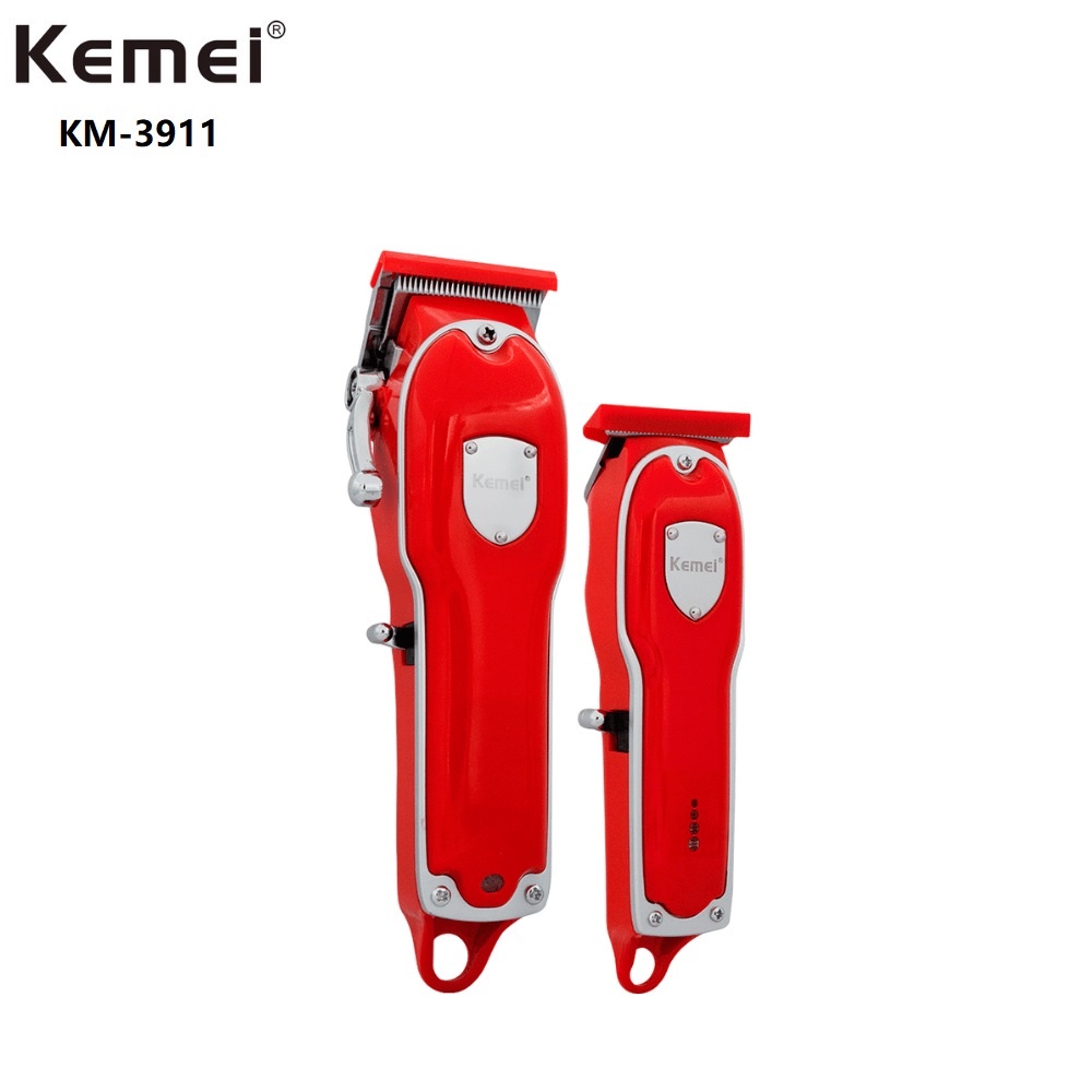 KEMEI KM-3911 - Set Combo Electric Hair Clipper - Alat Pangkas Rambut