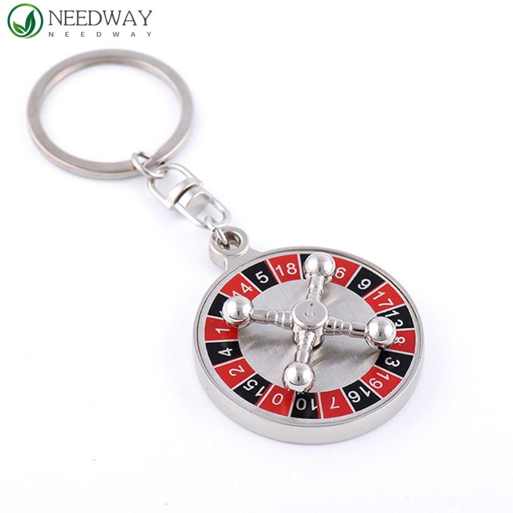 Needway Gantungan Kunci Kemudi Baru Rotatable High Quality Mainan