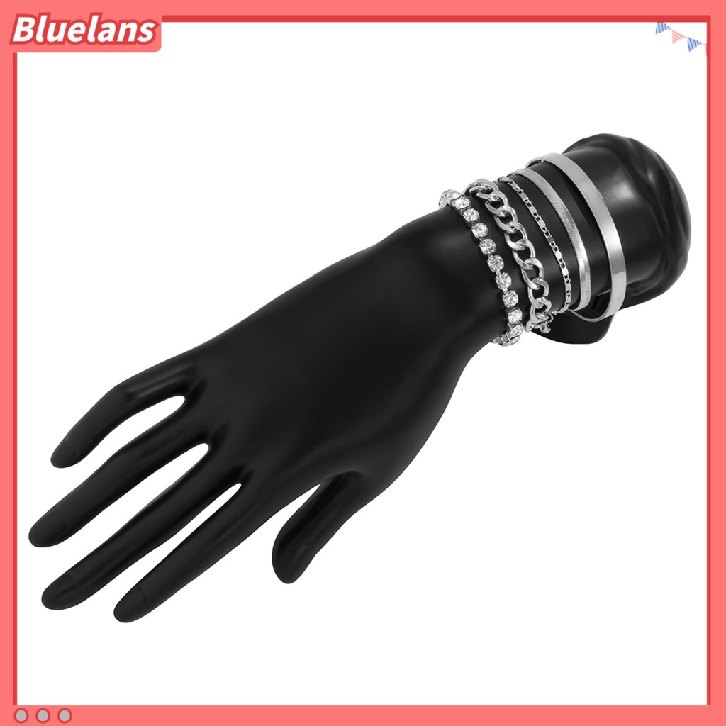 [BLS] 5pcs Gelang Adjustable Vintage Minimalis Geometris Elemen Gelang Set Hadiah Ulang Tahun