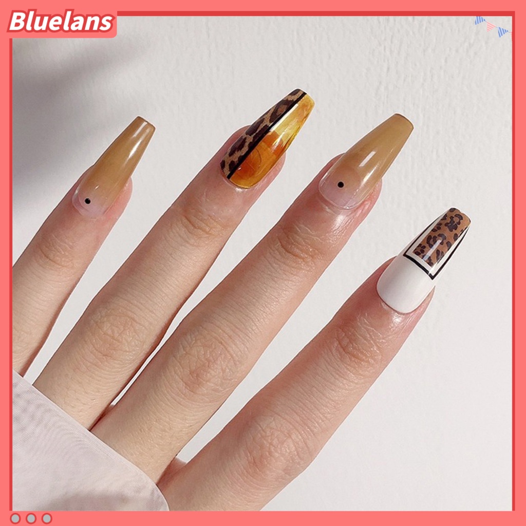 [BLM] Stiker Kuku Efek 3D Hidup Ultra Tipis Populer Leopard Sliders Art Dekorasi Motif Hewan Untuk Manicure