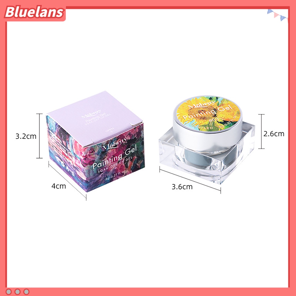 [BLM] 8g Manicure Painted Glue Bahan Aman Tahan Air Krim Kutek Cat Dicat Fototerapi Lem Manicure Polish Gel Perlengkapan Kuku