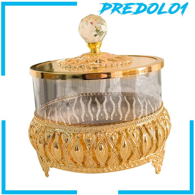 [Predolo1] Toples Penyimpanan Kaca Dekorasi Hiasan Pajangan Bening Untuk Pernikahan Liburan