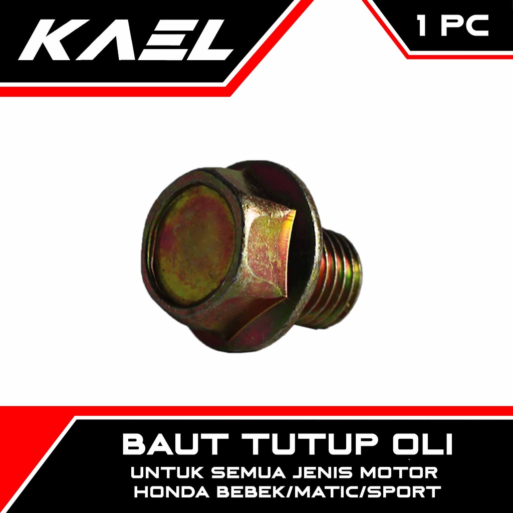 Baut Tutup Oli Mesin All Honda Beat &amp; Vario &amp; Scoopy &amp; Spacy &amp; Supra X 125 Fit &amp; PCX