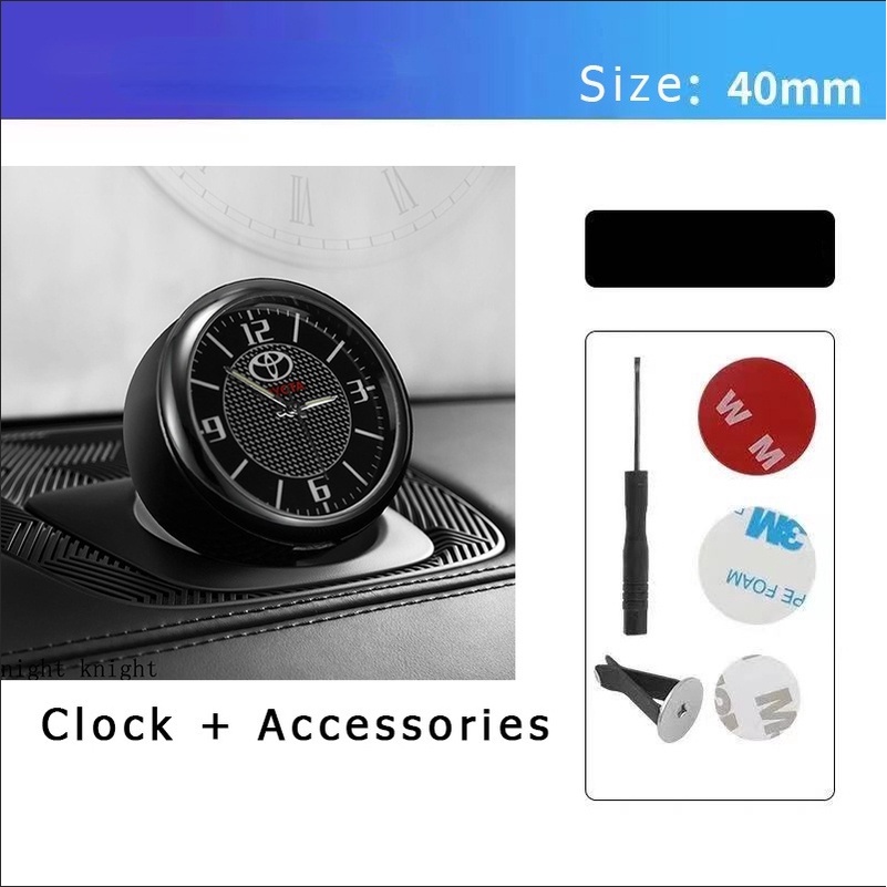 Mini Car Interior Electronic Quartz Watch Car Jam Mini Untuk Toyota Honda Volkswagen Mitsubishi Chevrolet Hyundai Ford Kia Bmw Car Accessorie