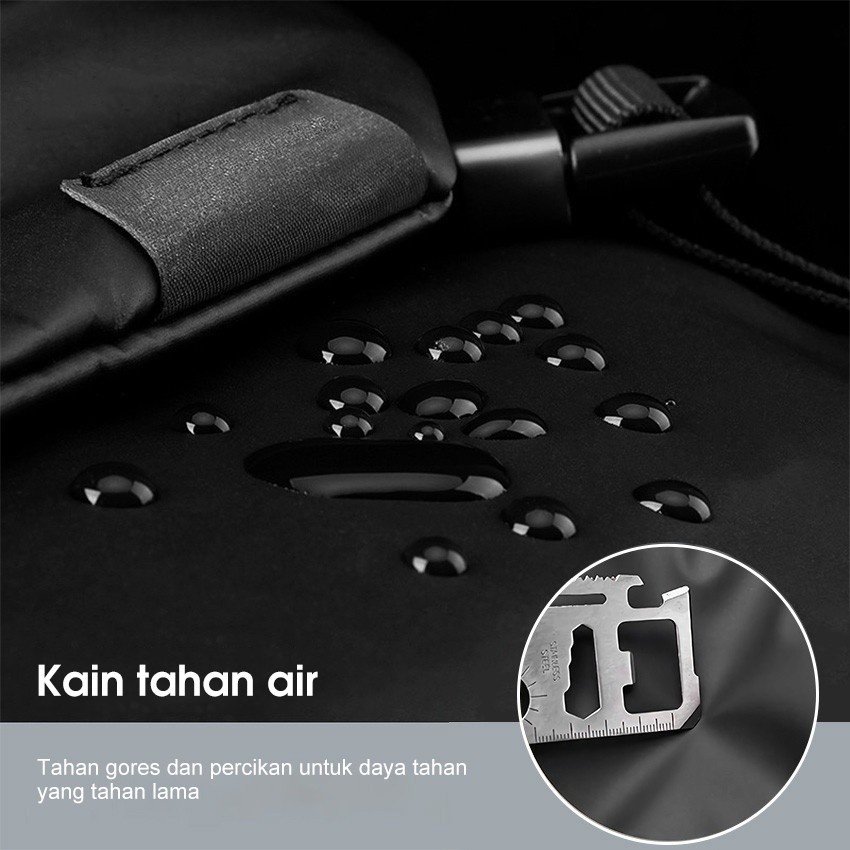 CSONLINEMALL Tas Selempang Pria Tas Bahu Ransel Messenger Bag Tahan Air Oxford Tas Selempang Kapasitas Besar Tas Selempang Kasual Sederhana Olahraga Tas Jalanan untuk Pria Pria Pelajar Remaja