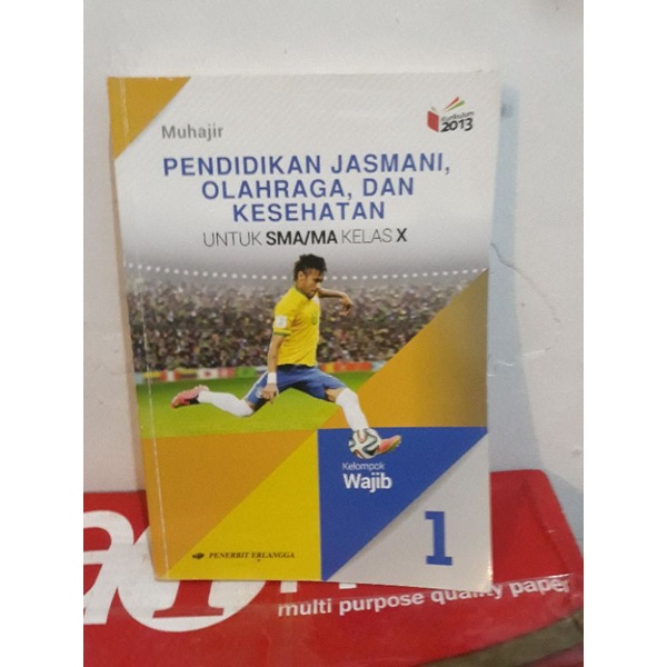 

buku pjok kelas 10 / kelas 1 SMA erlangga termurah