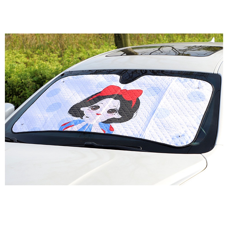 Film Pelindung Matahari Dan Tabir Surya Kartun Mobil, Pelindung Matahari Mobil film Aluminium Lucu