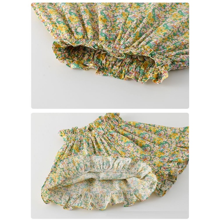 CELANA PENDEK ANAK PEREMPUAN HOTPANTS MOTIF BUNGA IMPORT