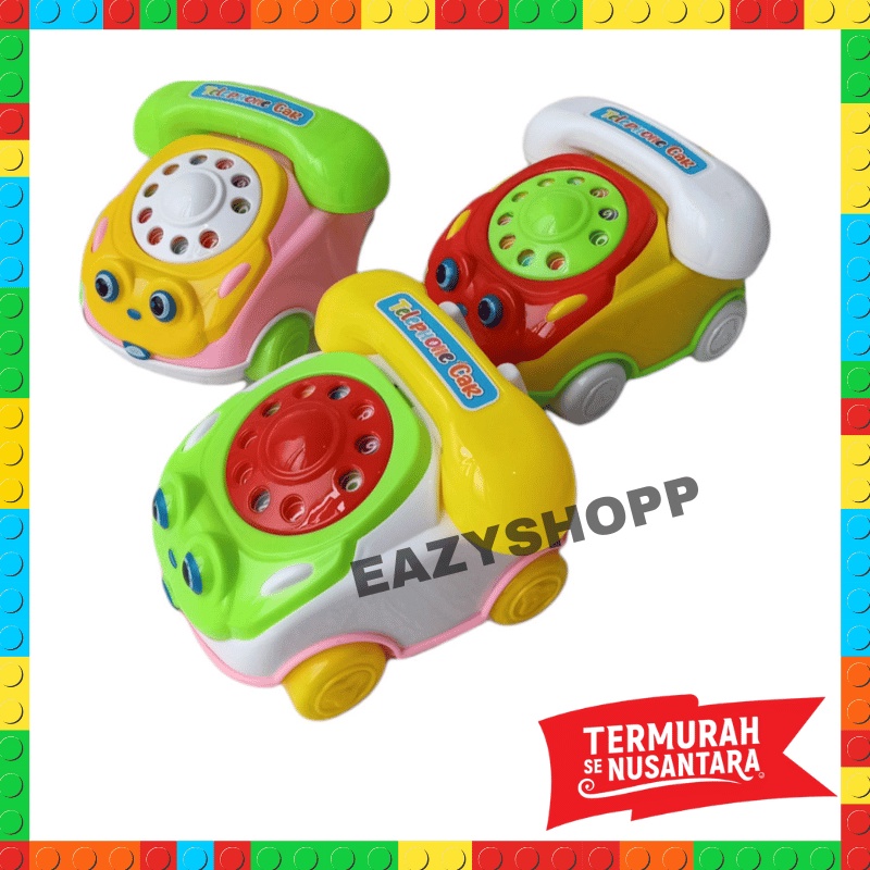 Kado Mainan Anak Edukasi Bayi Baby Telepon Telpon Telponan Edukatif Mainan Laki Laki Cowok Cewek Per