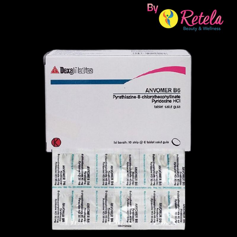 ANVOMER B6 1 STRIP 6 TABLET