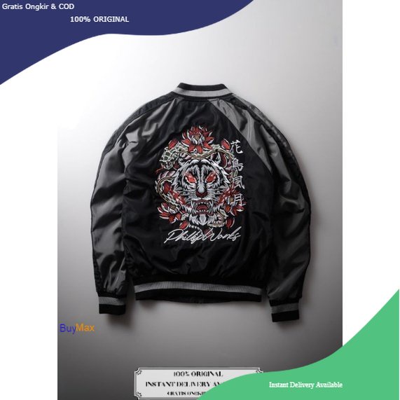 Phillipworks Silver Tiger Sukajan / BuyMax / Phillip Works / Jaket PhillipWorks