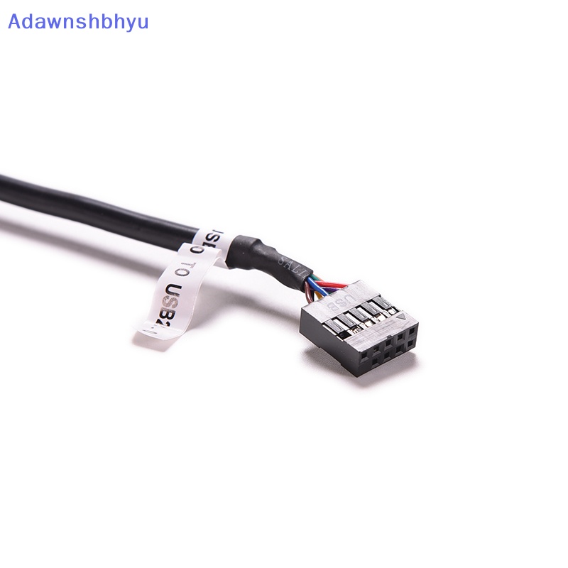 Adhyu USB 2.0 9Pin Motherboard Female to 20Pin USB 3.0 Housing Male Adapter Kabel ID