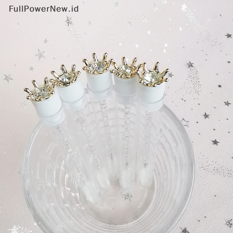 Power Diamond Eyelash Brush Maskara Wands Spoolies Tabung Kristal Make Up Brush Tools ID