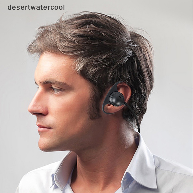 Deid Single Sided D-shaped Ear Loop Interpretasi Simultan 3.5MM Dengar Hanya Earphone Untuk Sistem Pandu Tur Radio Martijn