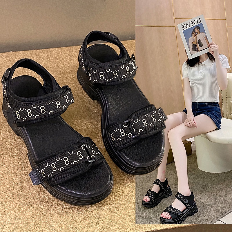 pxq-4240 sepatu sandal wanita import fashion sandal slip on 0424 termurah sandal korea cantik best seller