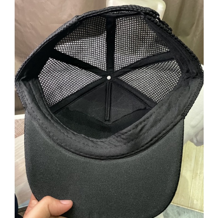 Topi Jaring Security | Topi Satpam | Topi Security - Hitam