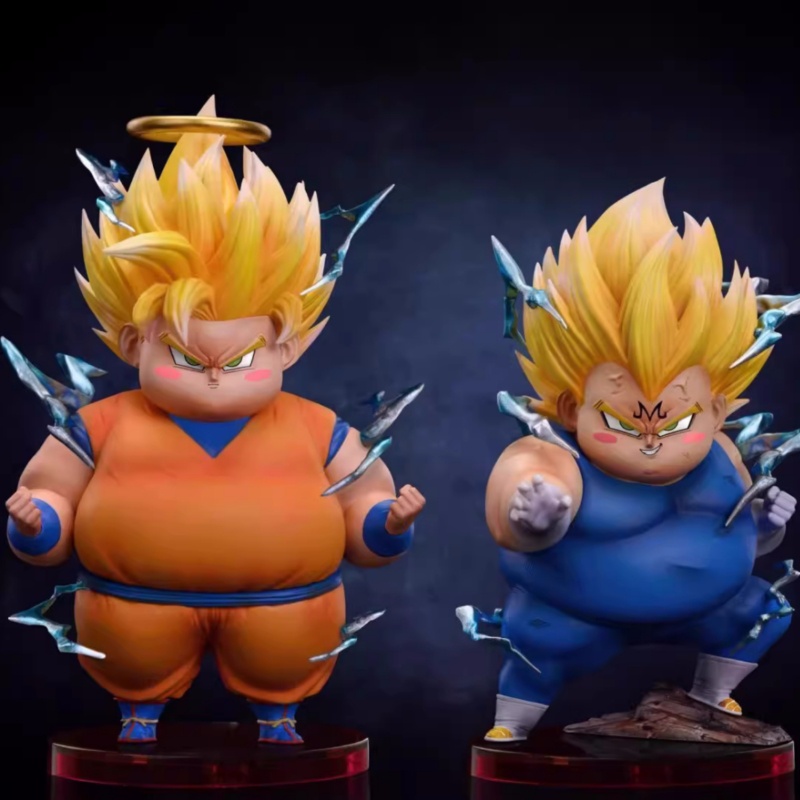 Dragon Ball Z Goku Vegeta Anime Figure Fat Series Patung Figur Pvc Koleksi Model Mainan Untuk Anak