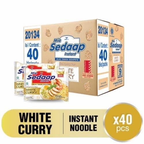 

Mie Sedaap White Curry / 1 Dus / 40 pcs