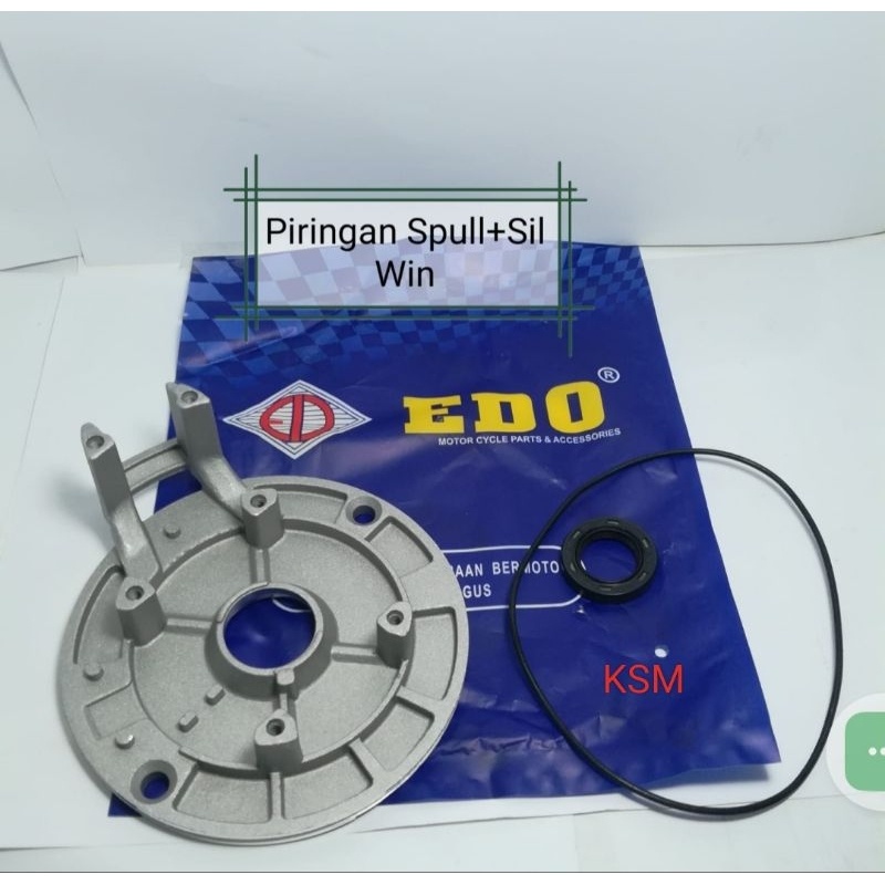 TAPAK PLAT DUDUKAN SPUL PIRINGAN SPULL HONDA WIN HIGH QUALITY EDO erdogan motor