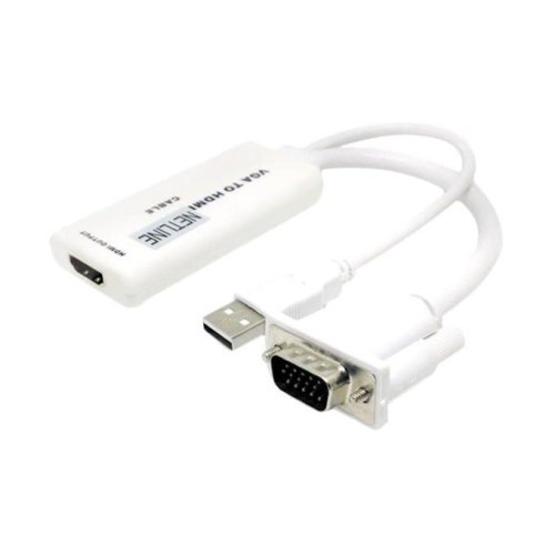 Converter VGA to HDMI (USB Power) Netline