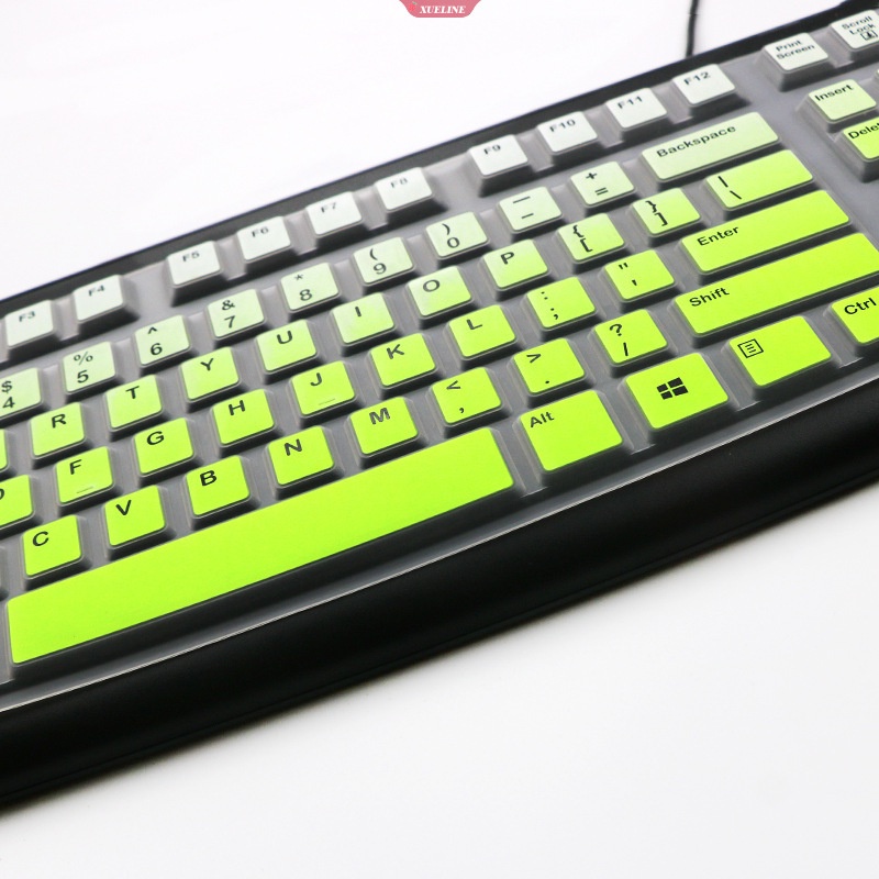 1pc Cover Keyboard Silikon Lembut Untuk Logitech Desktop mk120 k120 Komputer Cover Keyboard Anti Debu Case Transparan Bening Film Pelindung [ZXL]