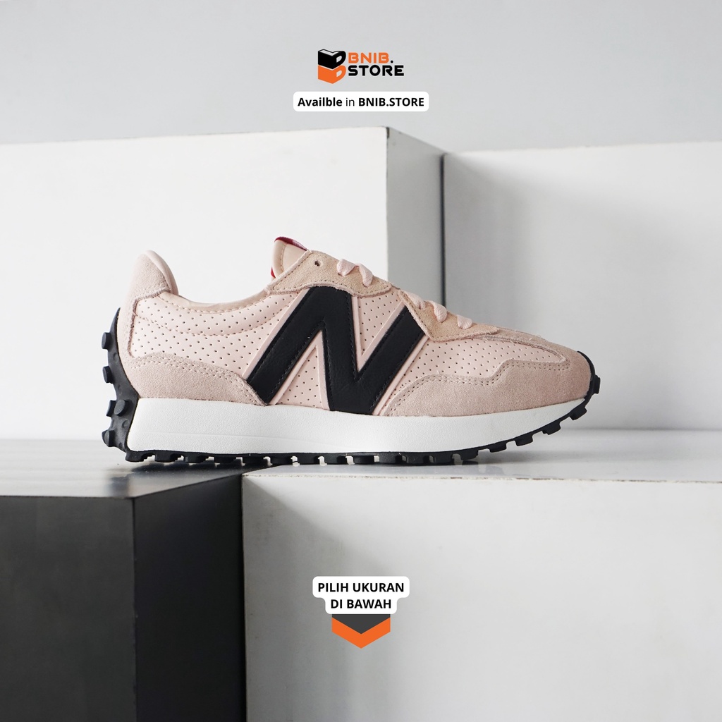 SEPATU NB 327 PINK BLACK [U327CP] ORIGINAL