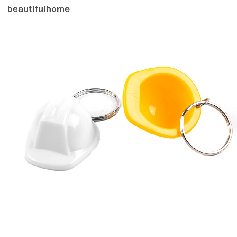 {beautifulhome} Helm Topi Keras Gantungan Kunci Liburan Kreatif Helm Safety Keying Jewelry Gift.