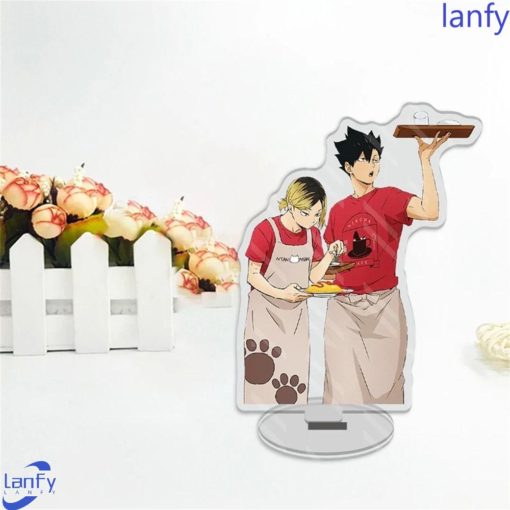 Lanfy Haikyuu Angka Standing Lucu Akrilik Desktop Hias Dekorasi Meja Model Plate Standing Plate Hinata Shoyo