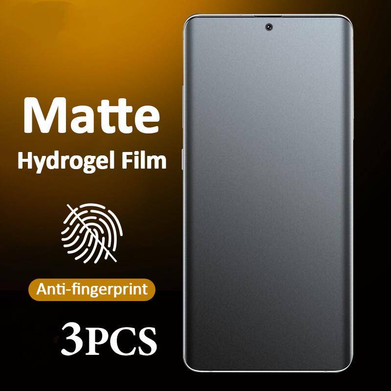 3pcs Film Hidrogel Matte Anti-Fingerprint Untuk vivo S16 S10 S12 S15 T1 Pro NEX 3 3S A S Pelindung Layar Untuk vivo T1 T2 U10 U20 Z1 Lite Z5 Z3 Z3i Z3x Z5i S16e S5 S6 S7 S7t S7e S9e